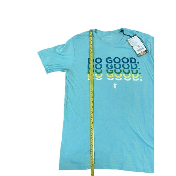 NEW Cotopaxi Do Good Repeat Organic Shirt Sea Glass Teal Mens Large NWT - Picture 5 of 7
